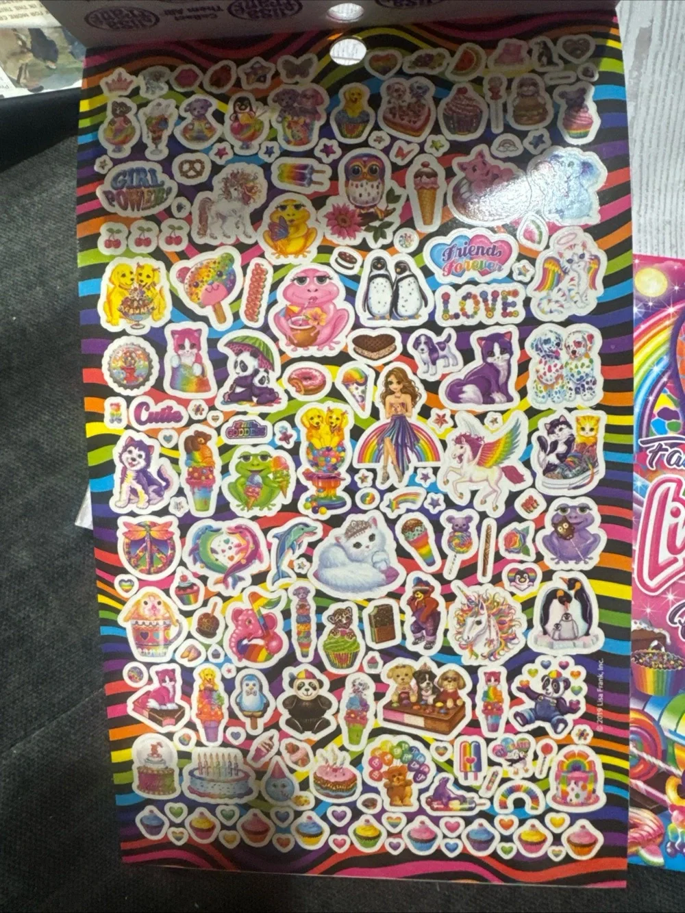 LisaFrank picture Find Book and NWT 600 sticker book
